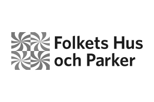 Logotyp av Folkets Hus och Parker, Foomle design kund.